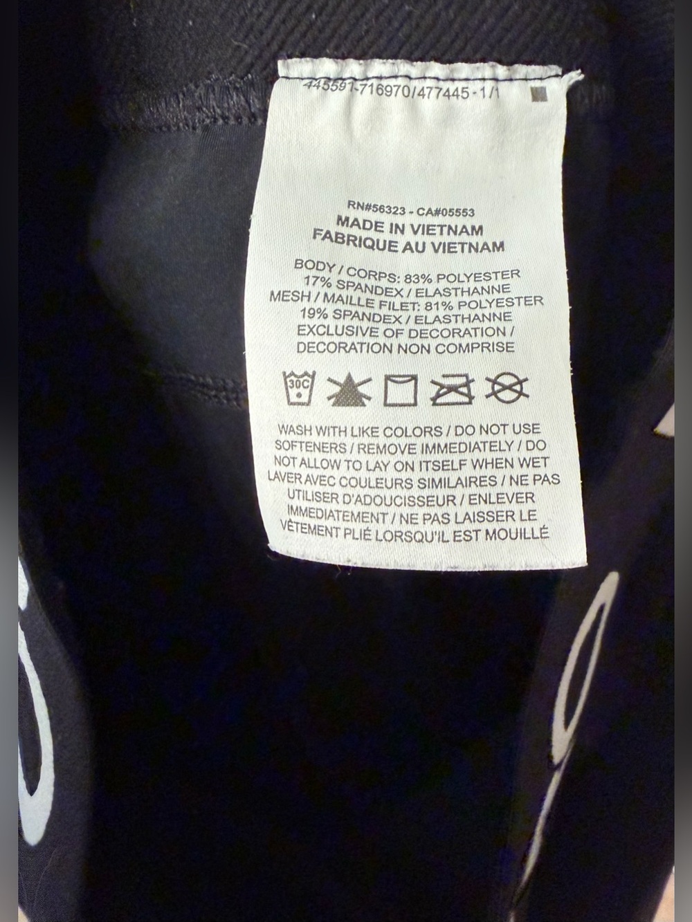Nike Pro Women’s Dri-Fit Tight in Black, XS - Picture 6 of 7
